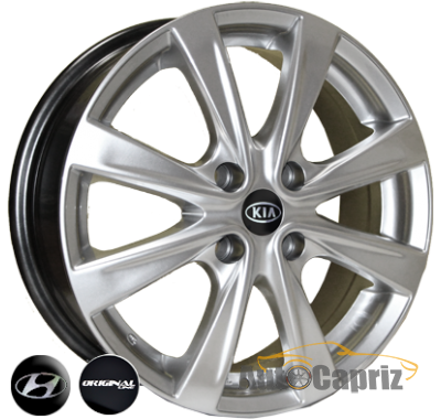 Диски Replica Kia 7309 HS R15 W6.0 PCD4x100 ET48 DIA54.1  